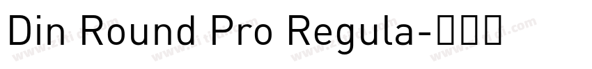 Din Round Pro Regula字体转换